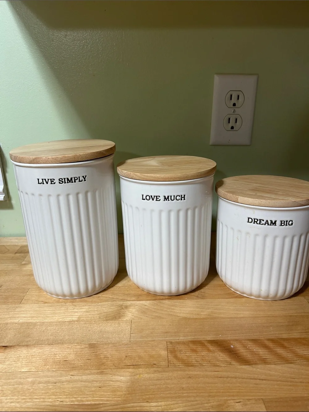 Primitives by Kathy “Dream Big” Canisters